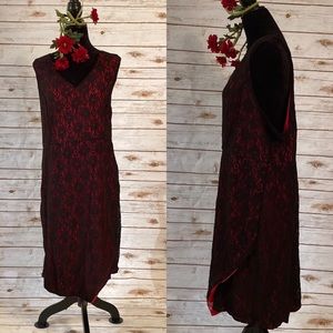 Torrid Black Lace Dress Size 26